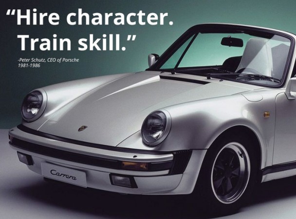 hire character train skill -porsche